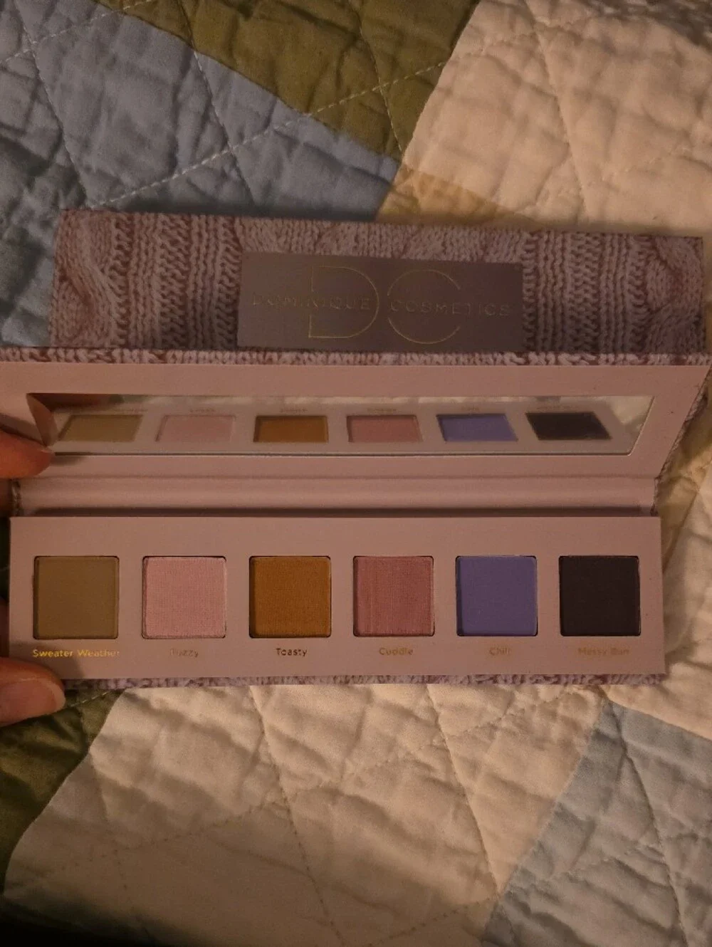 Dominique Cosmetics Pink Mauve Eyeshadow Palette Duo